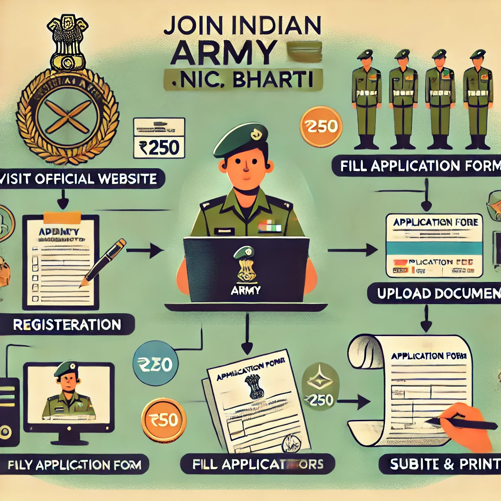 How to apply army agniveer bharti