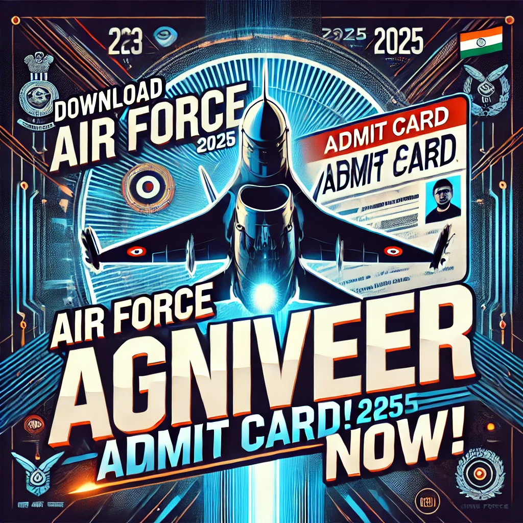 Airforce agniveer admit card