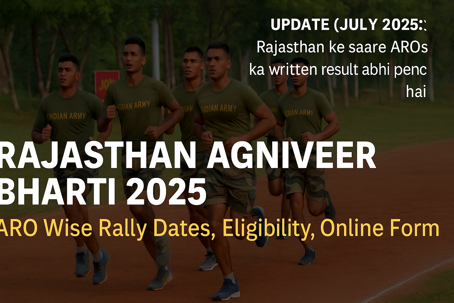 Rajasthan agniveer bharti 2025
