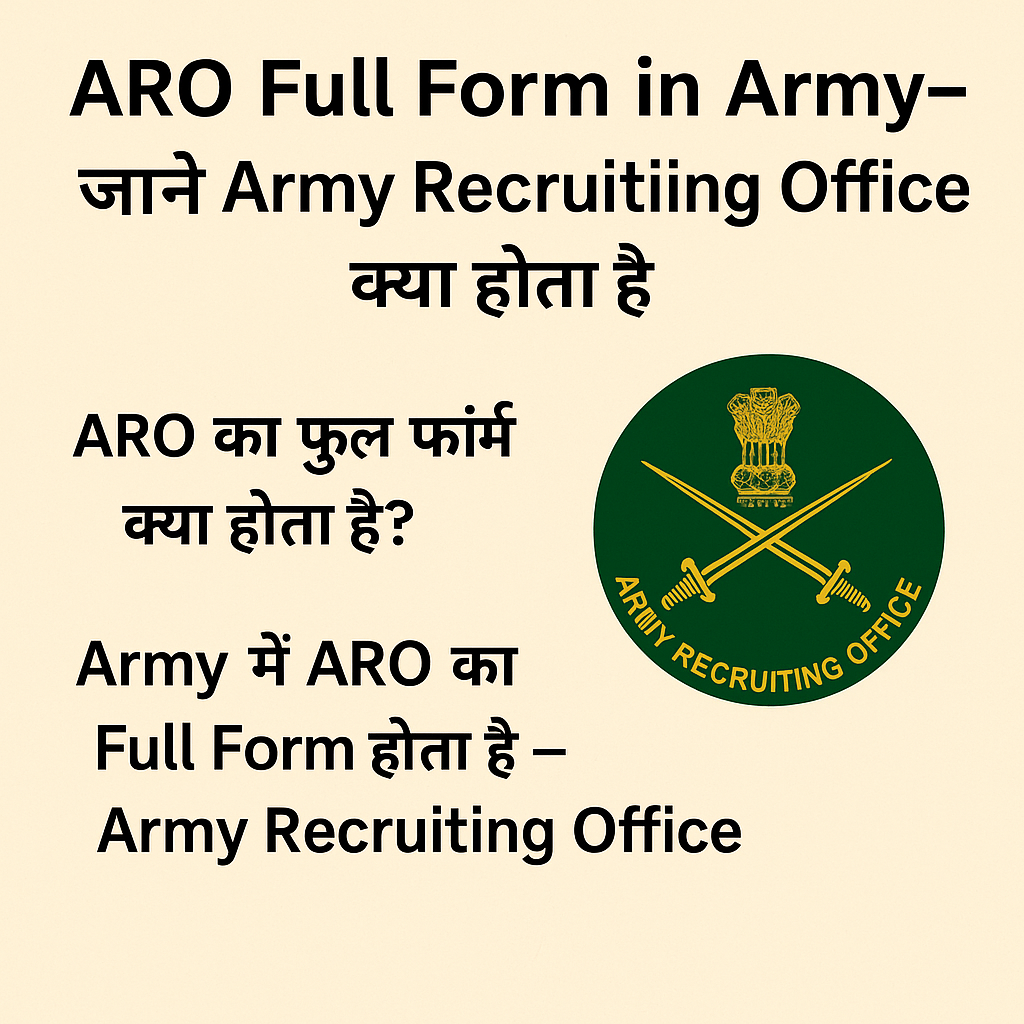 ARO full form in army