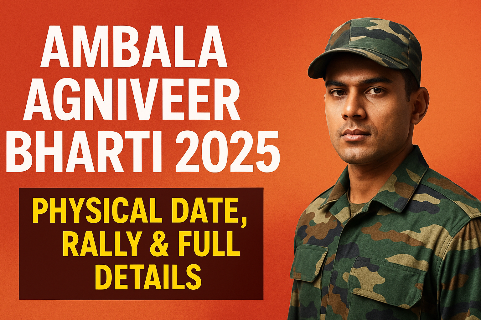 Ambala agniveer bharti 2025